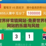 免费世界杯竞猜网站-免费世界杯竞猜网站的乐趣与风险