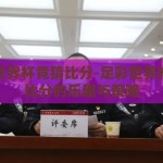 足彩世界杯竞猜比分-足彩世界杯竞猜比分的乐趣与策略