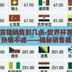 世界杯竞猜销售到几点-世界杯竞猜，夜未央，热情不减——揭秘销售截止时间之谜