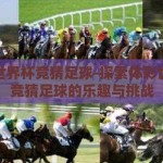 体彩世界杯竞猜足球-探索体彩世界杯竞猜足球的乐趣与挑战