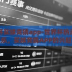 世界杯买球竞猜app-世界杯热潮下的数字娱乐，买球竞猜APP的兴起与影响