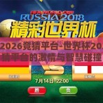 世界杯2026竞猜平台-世界杯2026，竞猜平台的激情与智慧碰撞