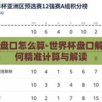 世界杯盘口怎么算-世界杯盘口解析，如何精准计算与解读