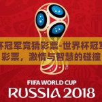 世界杯冠军竞猜彩票-世界杯冠军竞猜彩票，激情与智慧的碰撞