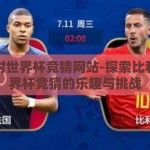 比利时世界杯竞猜网站-探索比利时世界杯竞猜的乐趣与挑战