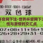 世界杯官网下注-世界杯官网下注，理性与激情的交汇点