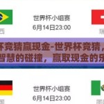 世界杯竞猜赢现金-世界杯竞猜，激情与智慧的碰撞，赢取现金的乐趣