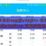 世界杯竞彩app录v98点tv-世界杯竞彩app录v98点tv，理性观赛与娱乐新选择