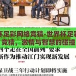 世界杯足彩网络竞猜-世界杯足彩网络竞猜，激情与智慧的碰撞