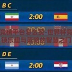 世界杯竞猜平台怎么买-世界杯竞猜，解锁乐趣与策略的智慧之门