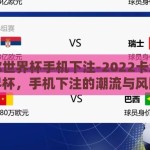 卡塔尔世界杯手机下注-2022卡塔尔世界杯，手机下注的潮流与风险