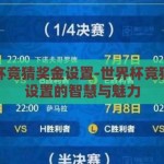 世界杯竞猜奖金设置-世界杯竞猜奖金设置的智慧与魅力