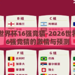 2026世界杯16强竞猜-2026世界杯，16强竞猜的激情与预测