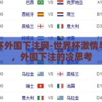 世界杯外围下注网-世界杯激情与理性，外围下注的冷思考