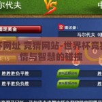 世界杯网址 竞猜网站-世界杯竞猜，激情与智慧的碰撞