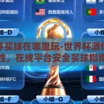 世界杯买球在哪里玩-世界杯激情与理性，在线平台安全买球指南