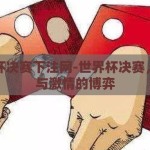 世界杯决赛下注网-世界杯决赛，理性与激情的博弈