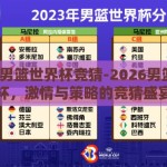 2026男篮世界杯竞猜-2026男篮世界杯，激情与策略的竞猜盛宴