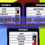 2026世界杯竞猜半全场-2026世界杯，竞猜半全场的激情与策略