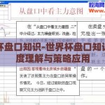 世界杯盘口知识-世界杯盘口知识，深度理解与策略应用