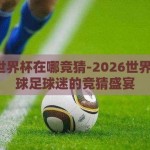 2026世界杯在哪竞猜-2026世界杯，全球足球迷的竞猜盛宴
