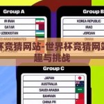 世界杯竞猜网站-世界杯竞猜网站的乐趣与挑战