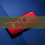 2108世界杯 竞猜16强-2108世界杯，竞猜16强，激情与智慧的碰撞