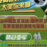 世界杯足彩冠亚军竞猜-世界杯足彩，冠亚军竞猜的激情与策略