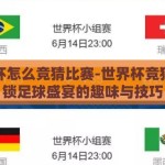 世界杯怎么竞猜比赛-世界杯竞猜，解锁足球盛宴的趣味与技巧
