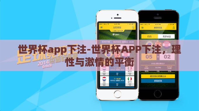世界杯app下注-世界杯APP下注,理性与激情的平衡 世界杯app下注-世界杯APP下注,理性与激情的平衡