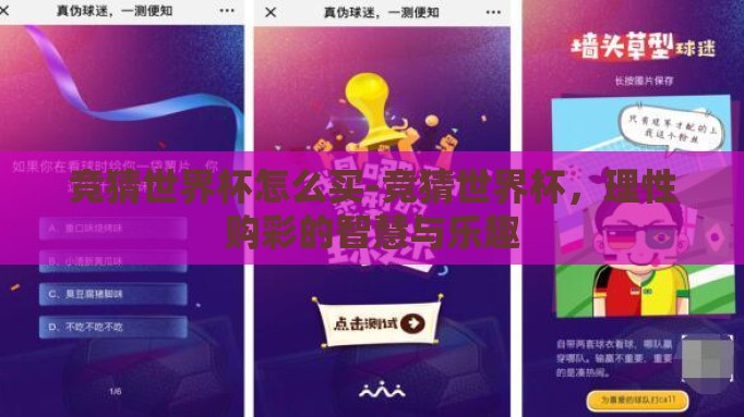 竞猜世界杯怎么买-竞猜世界杯，理性购彩的智慧与乐趣