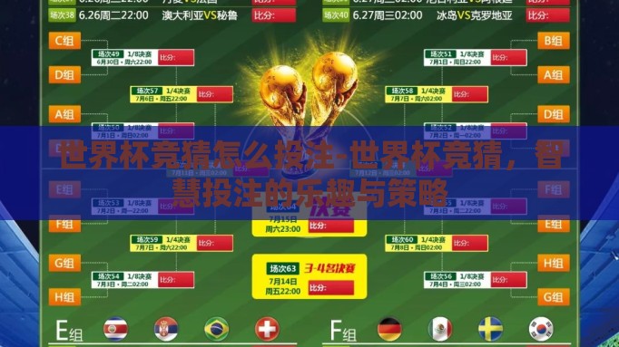 世界杯竞猜怎么投注-世界杯竞猜，智慧投注的乐趣与策略