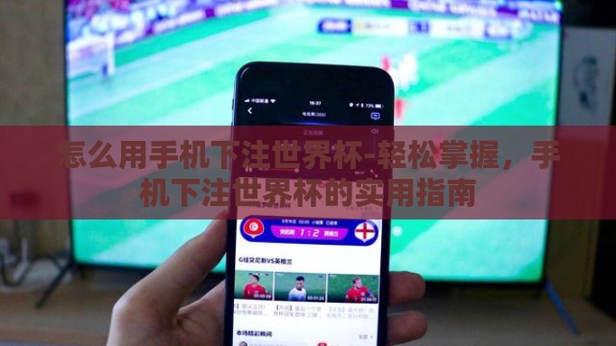 怎么用手机下注世界杯-轻松掌握，手机下注世界杯的实用指南